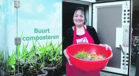 Opening buurtcompostbakkerij in de Marcustuin