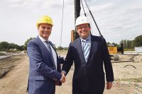 Bouw van fase 12 de Tuinen van Sion feestelijk van start