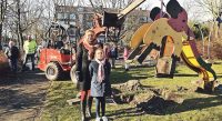 Start inrichting speeltuin Cromhoutlaan