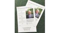 De Rijswijkse uitvaartondernemer start in Oud-Rijswijk met flyer-actie