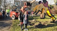 Start inrichting speeltuin Cromhoutlaan Rijswijk