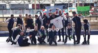 Segbroekschaatsploeg schaatst 1500 euro bij elkaar voor Local Heroes