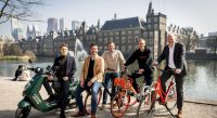 Start proef met deelfietsen en deelscooters